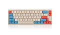 Leopold FC660MBT Coral/Blue 65% Bluetooth Double Shot PBT Mechanical Keyboard
