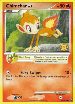 Chimchar (57/100) - Countdown Calendar Promos