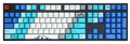 Varmilo VA Series V2 Summit R1 White LED Dye Sub PBT Mechanical Keyboard