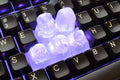Mistel Smoking Dinosaur Keycap