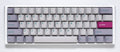 Ducky One 3 Mini Mist Grey 60% Hotswap RGB Double Shot PBT Mechanical Keyboard
