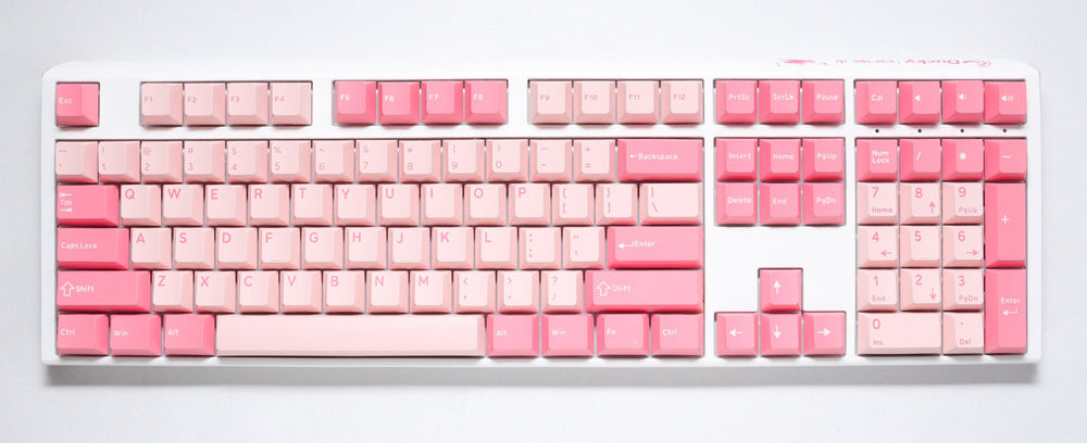 Ducky One 3 Gossamer Pink Hotswap Double Shot PBT QUACK Mechanical Keyboard