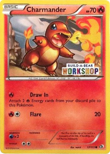 Charmander - 17/113 (Build-A-Bear Workshop Exclusive) - 017/113 - (Miscellaneous Cards & Products)