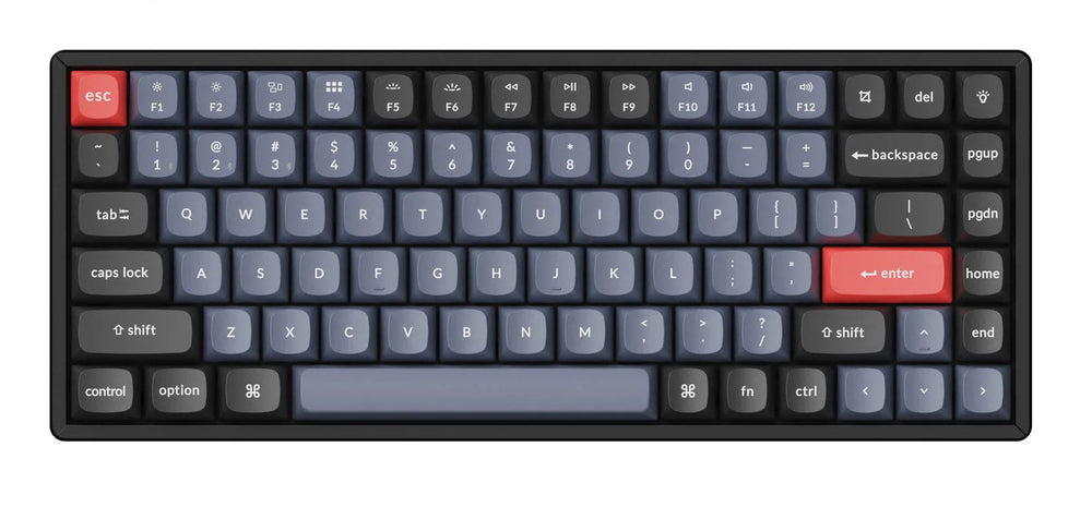 Keychron K2 Pro 75% Bluetooth RGB Win + Mac Double Shot PBT Mechanical Keyboard