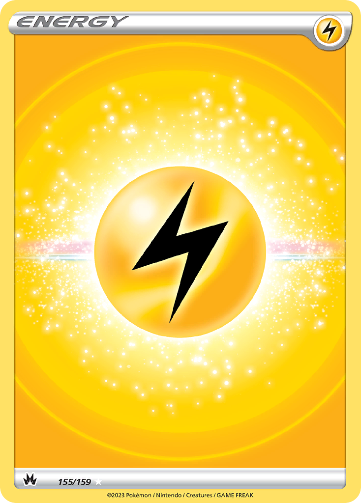 Lightning Energy 155 159 Crown Zenith Holofoil