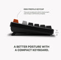 Mistel X8BT V2 Gloaming Hotswap Bluetooth Double Shot PBT Mechanical Keyboard