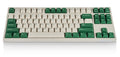 Leopold FC750RBT White/Green PD TKL Bluetooth Double Shot PBT Mechanical Keyboard