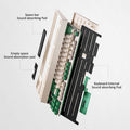 Leopold FC750RBT White/Green PD TKL Bluetooth Double Shot PBT Mechanical Keyboard