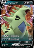 Tyranitar V 158 264 Fusion Strike Holofoil