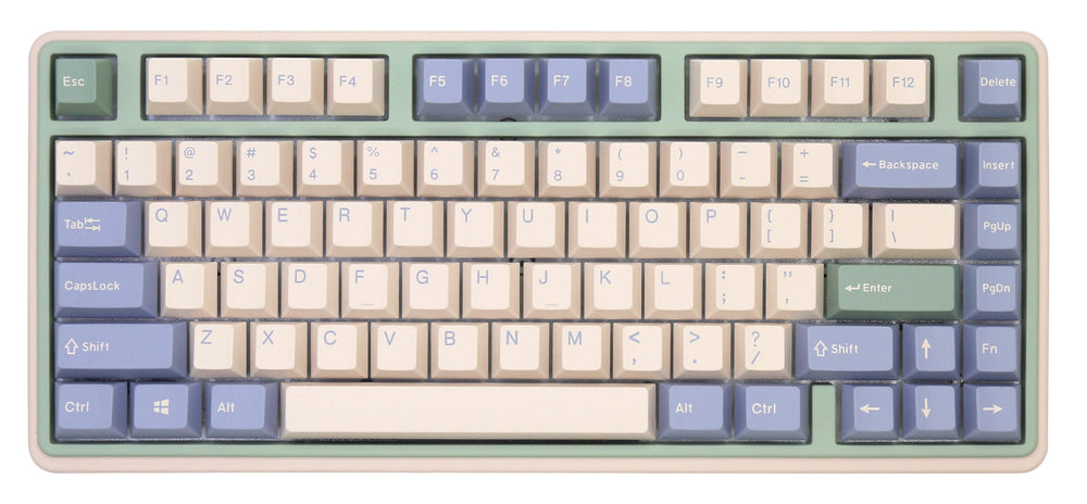 Varmilo Minilo VXB81 Eucalyptus 75% Wireless White LED Keyboard