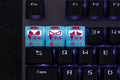Hot Keys Project HKP Error Sad Trans Blue Red Artisan Keycap