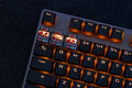 Hot Keys Project HKP Error Smart Black Grey Red Artisan Keycap