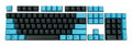 Tai-Hao 104 Key ABS Double Shot Keycap Set Starry Night / Pulse