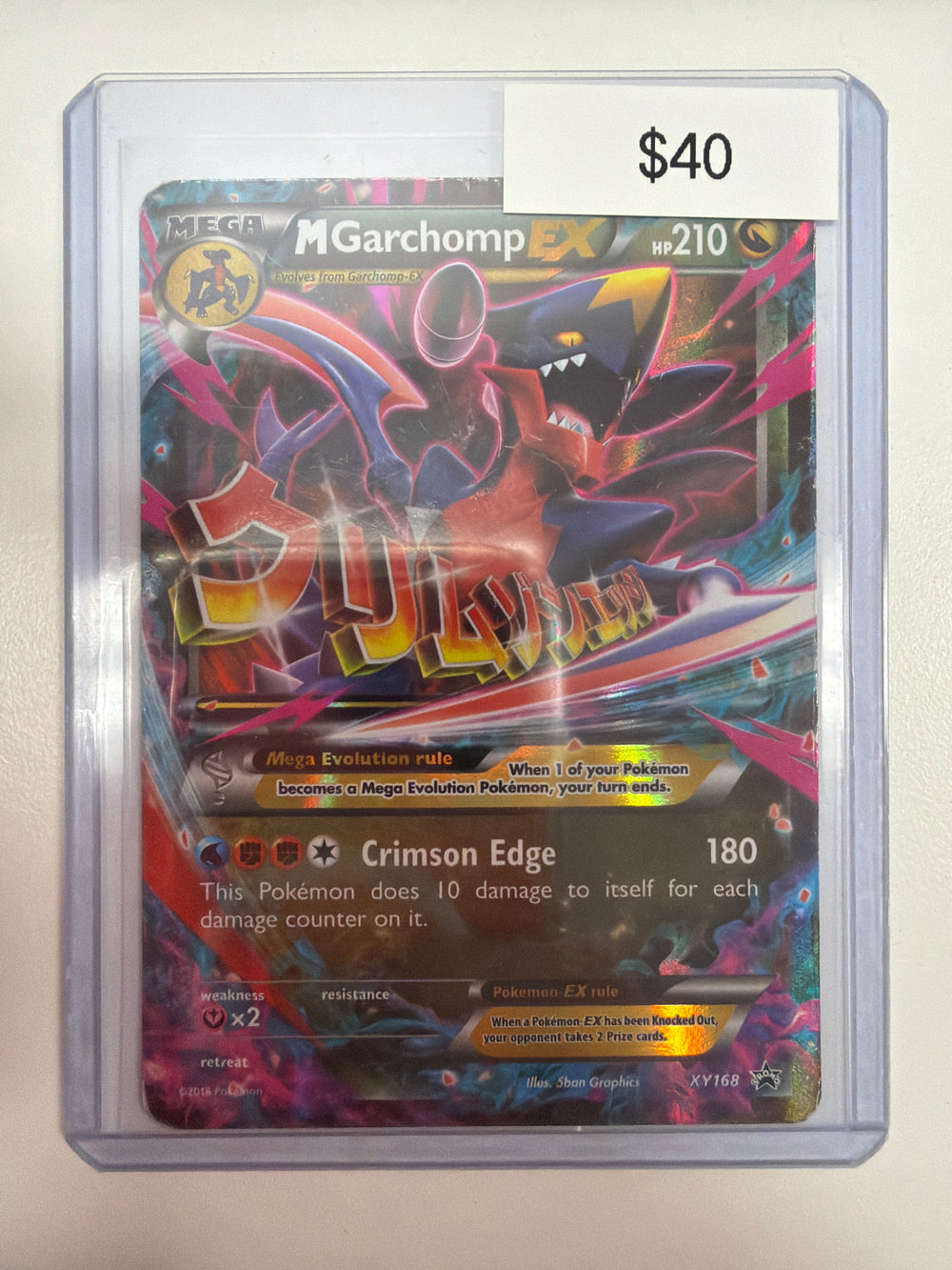 Pokemon M Garchomp EX XY168