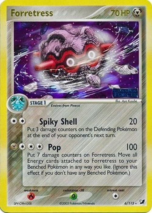Forretress (6/115) - Unseen Forces Reverse Holofoil