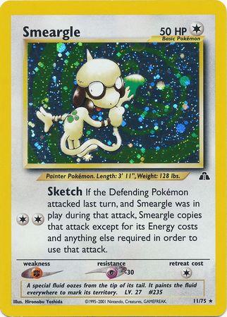 Smeargle (11/75) - Neo Discovery Unlimited Holofoil