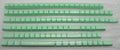 MK Mint Blank 108 Key OEM Profile PBT Keycap Set