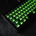 KBDFans Clear Scanner Translucent 157 Key Cherry Profile Polycarbonate Keycap Set