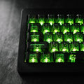 KBDFans Clear Scanner Translucent 157 Key Cherry Profile Polycarbonate Keycap Set