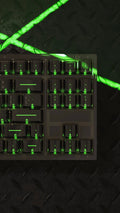 KBDFans Clear Scanner Translucent 157 Key Cherry Profile Polycarbonate Keycap Set