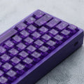 KBDFans Clear 2048 Translucent Purple 162 Key Cherry Profile Polycarbonate Keycap Set
