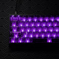 KBDFans Clear 2048 Translucent Purple 162 Key Cherry Profile Polycarbonate Keycap Set