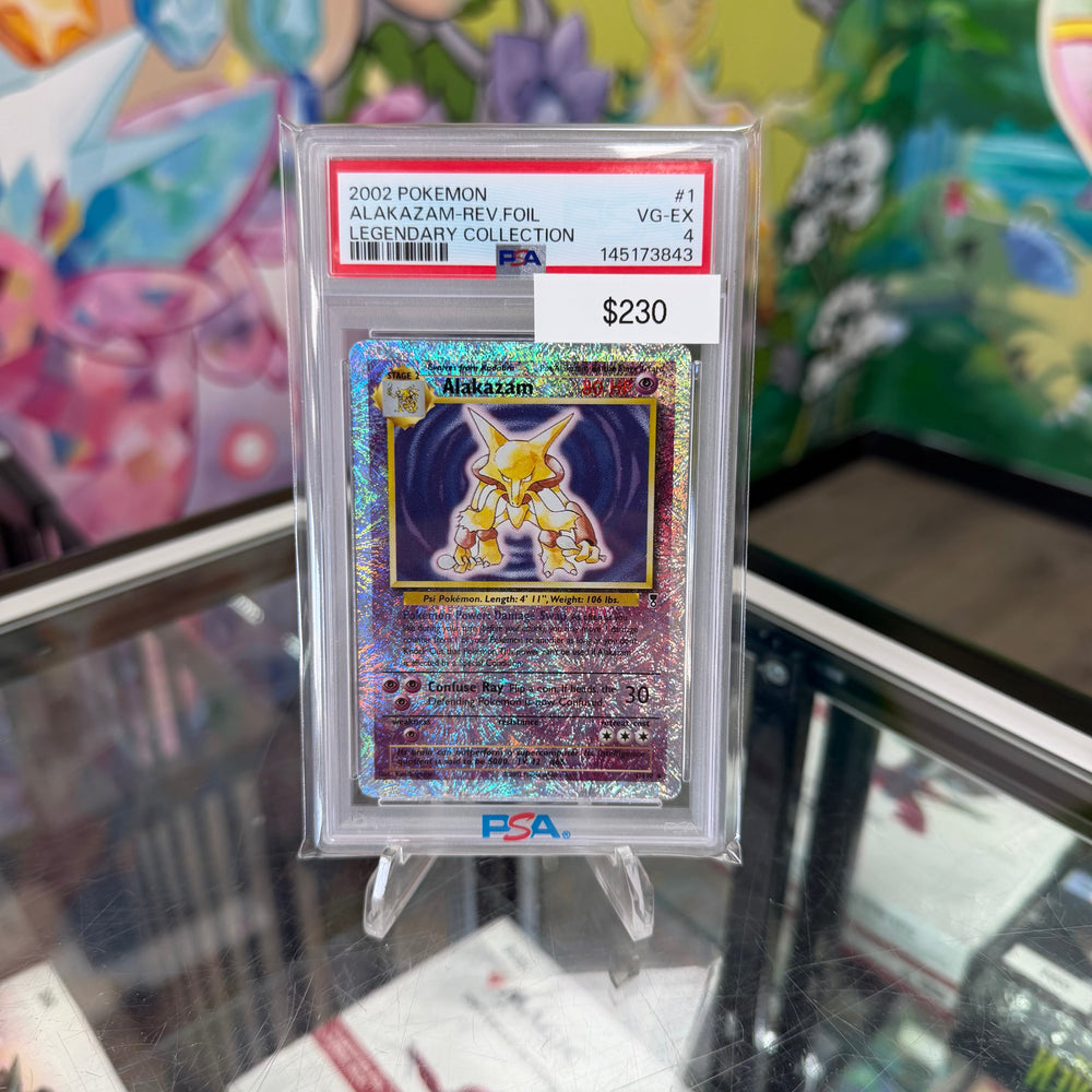 Pokemon Legendary Collection Rev. Holo #1 PSA 4