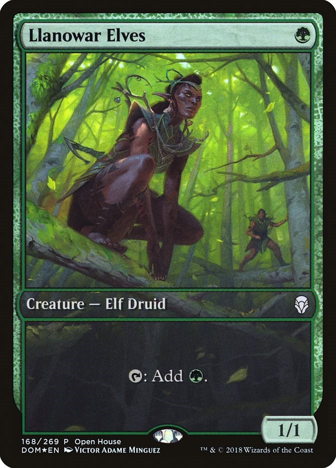Llanowar Elves - 168 - (Open House Promos)