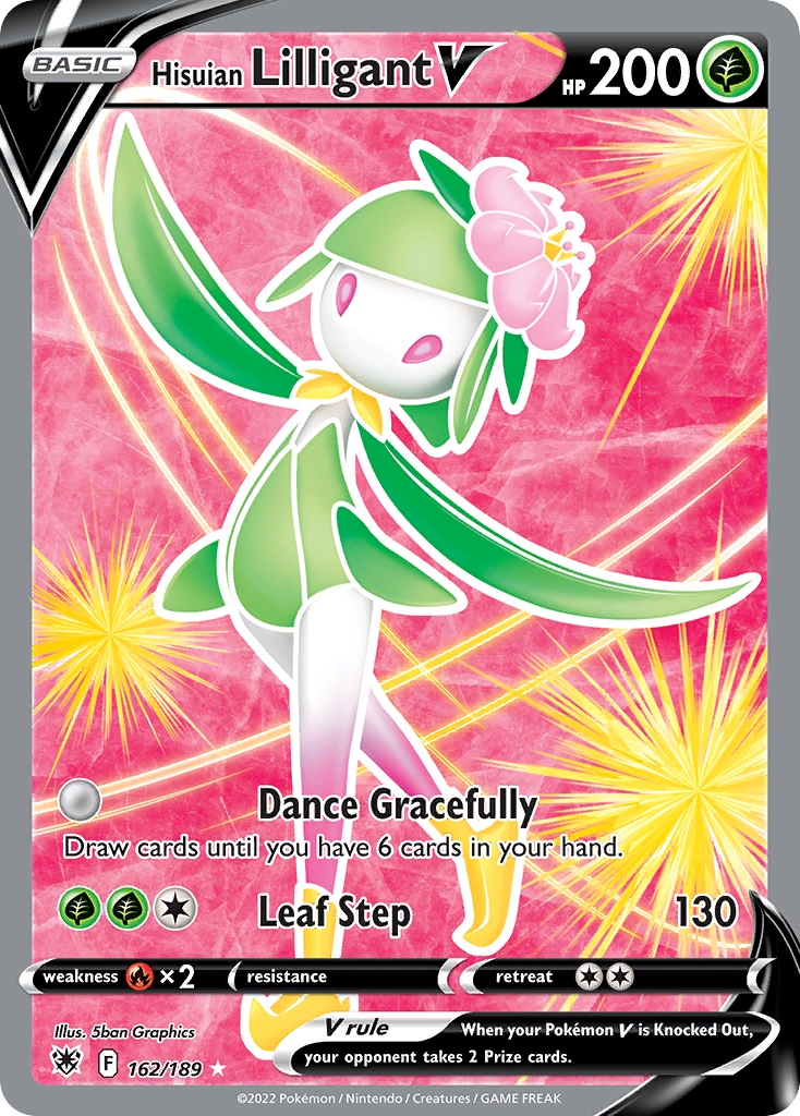 Hisuian Lilligant V 162 189 Astral Radiance Holofoil