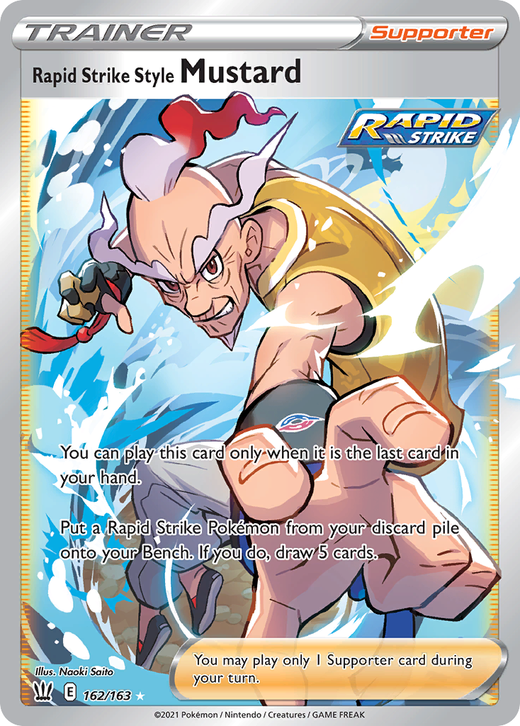 Rapid Strike Style Mustard 162 163 Battle Styles Holofoil