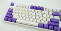 Tai-Hao White / Purple 104 Key OEM Profile Double Shot ABS Keycap Set