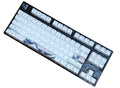 KBParadise V80 V2 Black Great Wave TKL Hotswap White LED Double Shot PBT Mechanical Keyboard