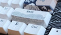 KBParadise V80 V2 Black Great Wave TKL Hotswap White LED Double Shot PBT Mechanical Keyboard