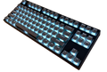 KBParadise V80 V2 Black Crystal TKL Hotswap White LED Double Shot Polycarbonate Mechanical Keyboard