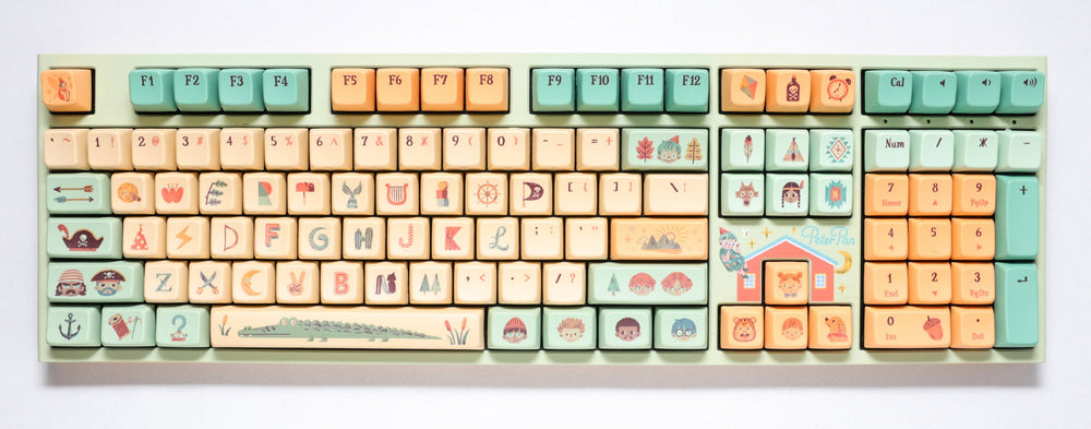 Ducky x Dimanche Peter Pan One 2 Pro Dye Sub PBT Limited Mechanical Keyboard