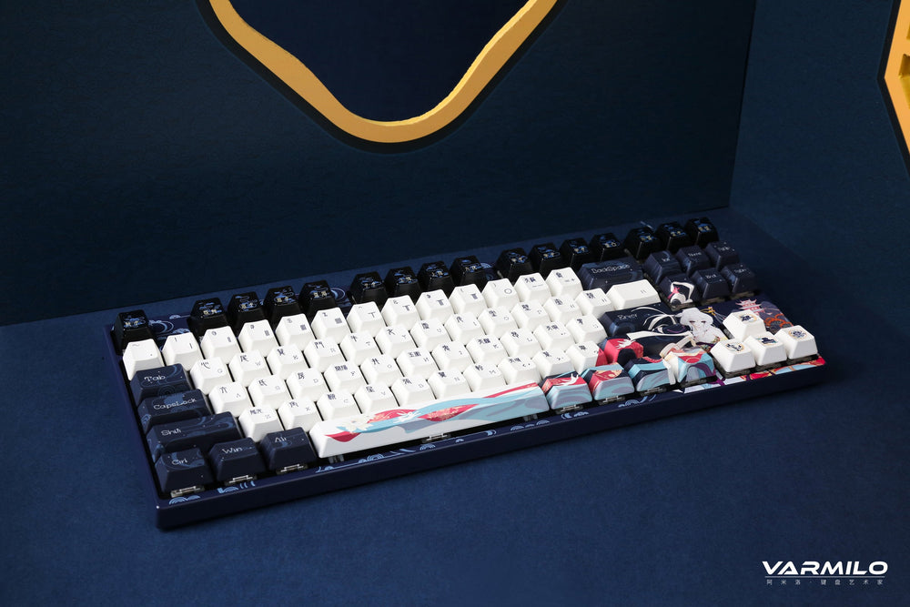 Varmilo VPH87 Chang'e White LED TKL Dye Sub PBT Mechanical Keyboard