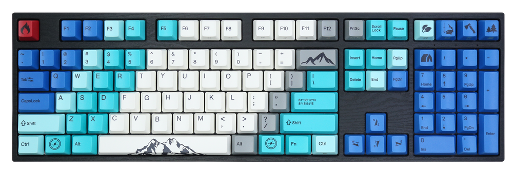 Varmilo MA Series V2 Summit R1 White LED Mechanical Keyboard