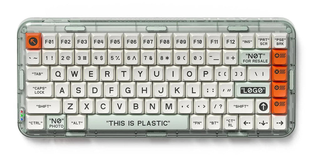 MelGeek Mojo84 Plastic Original 75% Wireless RGB Mechanical Keyboard