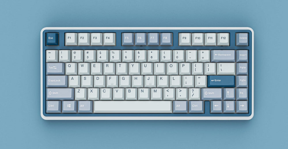 Varmilo Minilo VXB81 Bluebell 75% Wireless White LED Keyboard