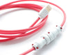 Ducky Apple Red Premicord Custom USB Cable