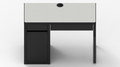 White IKEA MICKE Desk Mat (41" / 105 cm) Full-desk Mouse Pad