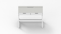White IKEA ALEX Desk Mat (39" / 100 cm) Full-desk Mouse Pad