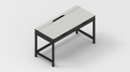 White IKEA ALEX Desk Mat (52" / 132 cm) Full-desk Mouse Pad
