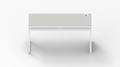 White IKEA MICKE Desk Mat (56" / 142 cm) Full-desk Mouse Pad