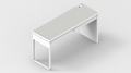 White IKEA MICKE Desk Mat (56" / 142 cm) Full-desk Mouse Pad
