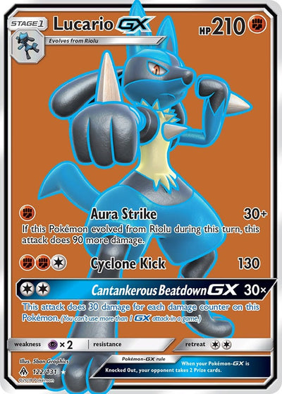 Lucario GX (Full Art) - 122/131 - (SM - Forbidden Light)