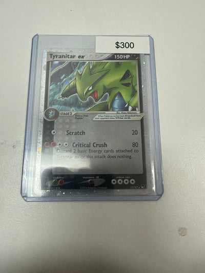 Pokemon Tyranitar Ex Holo #17/17
