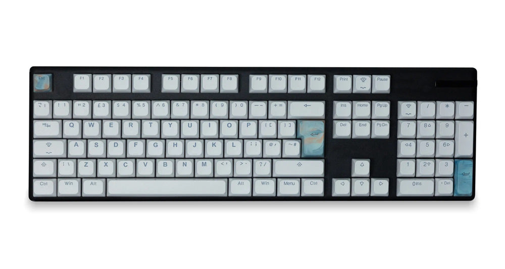 Tai-Hao Coastal Blue Backlit 149 Key BOBO Profile Double Shot ABS Keycap Set