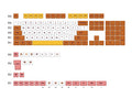 Ducky Daisy 132 Key MDA Profile Dye Sub PBT Keycap Set