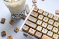Ducky Boba 132 Key MDA Profile Dye Sub PBT Keycap Set